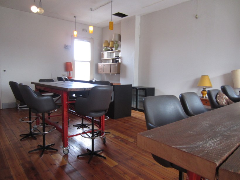 Sneaky peeky of function room